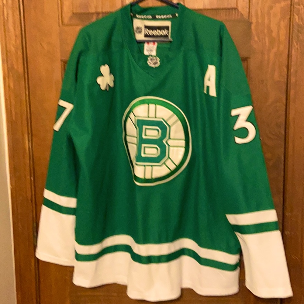 NHL Bergeron Bruins St Patrick Jersey